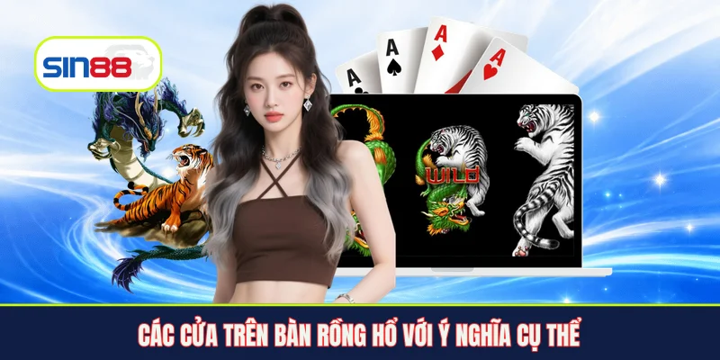Các cửa trên bàn Rồng Hổ với ý nghĩa cụ thể